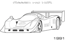 Гоночний автомобіль 1991 nissan r90c