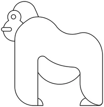 Горила (емодзі)
