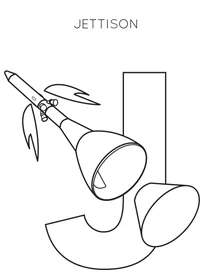 J — скидання
