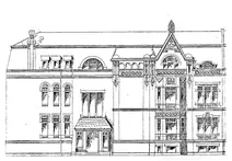 Kaiser-friedrich-strasse 3, бонн: боковий і вуличний фасади, 1902