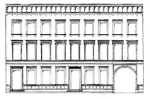 Kapuzinerstrasse 875, бонн: проєкт зміни фасаду, 1853