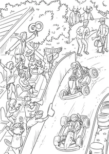 Kart racing part 1