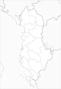 Карта албанії