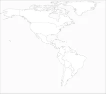 Карта америки