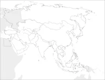 Карта азії