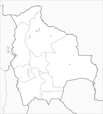 Карта болівії