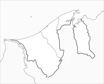 Карта брунею