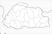 Карта бутану