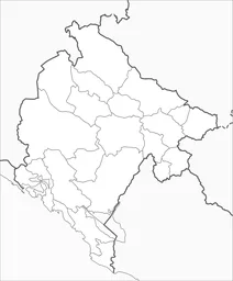 Карта чорногорії