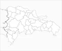 Карта домініканської республіки