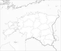 Карта естонії