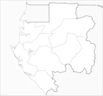 Карта габону