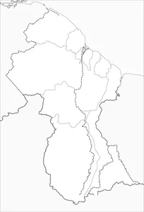 Карта гайани