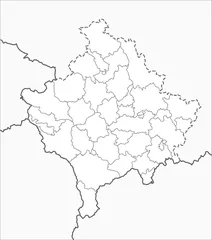 Карта косово