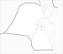 Карта кувейту