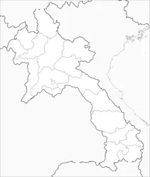 Карта лаосу