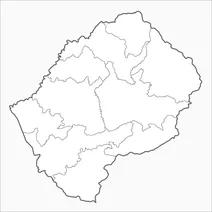 Карта лесото