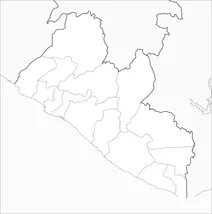 Карта ліберії