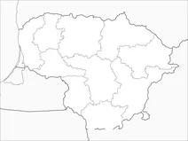 Карта литви