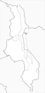 Карта малаві