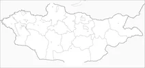 Карта монголії