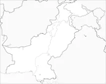 Карта пакистану