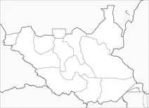 Карта південного судану