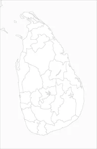 Карта шрі-ланки