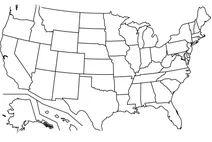 Карта штатів сша