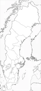 Карта швеції