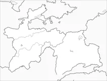 Карта таджикистану