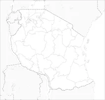 Карта танзанії
