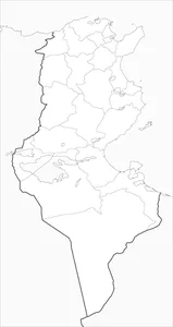 Карта тунісу
