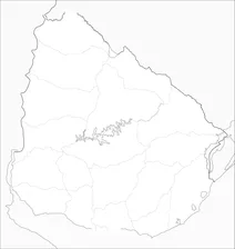 Карта уругваю