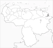 Карта венесуели