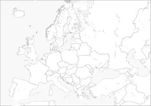 Карта європи
