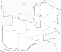 Карта замбії