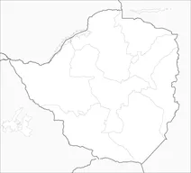 Карта зімбабве
