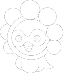 Кастформ у формі сонця (англ.castform )