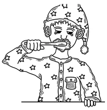 Хлопчик чистить зуби