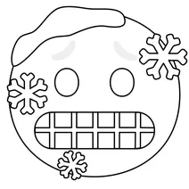 Холодне обличчя emoji
