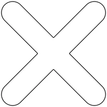 Хрестик (✖)