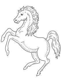 Кінь на дибах
