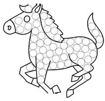 Кінь — точкова
