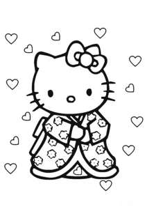 Kitty у кімано