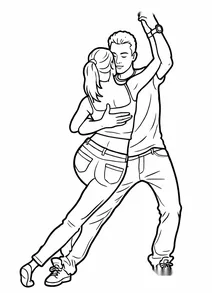 Kizomba dancers