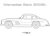 Класичне авто 1954 mercedes-benz 300sl