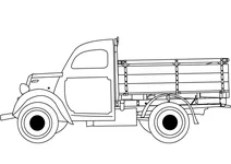 Класичний вантажний автомобіль