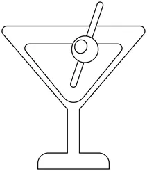Коктейльний келих (емодзі)