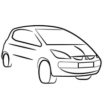 Комактний автомобіль для міста mitsubishi colt